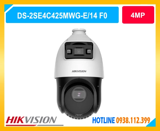 camera Hikvision DS-2SE4C425MWG-E, camera Speed Dome 4MP, camera TandemVu Hikvision, camera PTZ zoom 25X, camera ColorVu DarkFighter